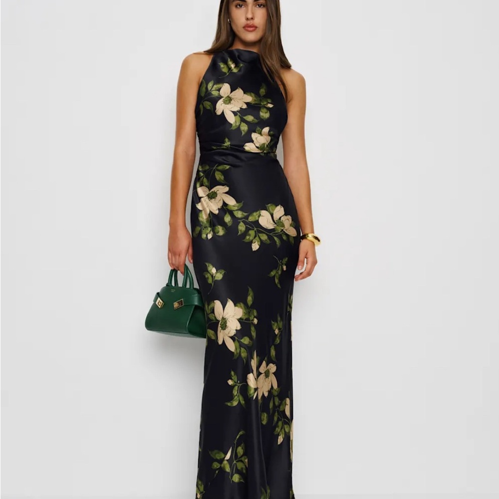 Reformation Black Floral Maxi Dress
Anaiis Silk Dress